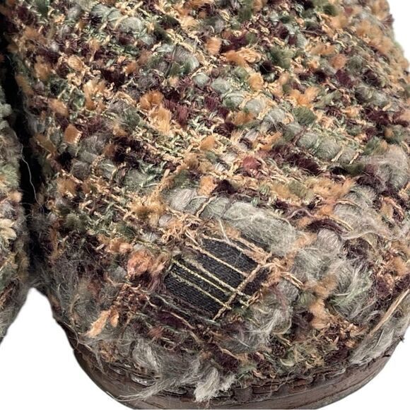 Sanita Danish Woven Green Tweed Nursing Work Clogs Women's Size 41 - Picture 8 of 10